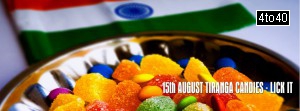 Tiranga candies this 15th August