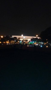 Lighting at Parliament House on the occassion of 15th August, Independence Day