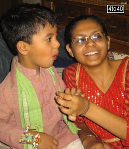 Hand full of Rakhis & Mouth full of sweets - Harman Malik & Kavneet Kaur