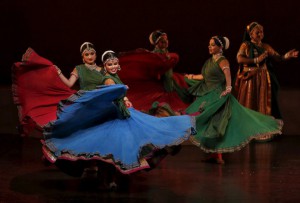 Artists take part in a play during on Janmashtami, a festival that marks the birth anniversary of Hindu Lord Krishna, in New Delhi on September 4, 2015