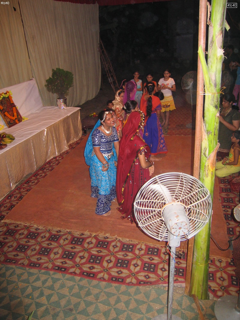 Children performing Rasleela at Vidya Vihar Apartments, Sector 9, Rohini, New Delhi on the Janmashtami eve
