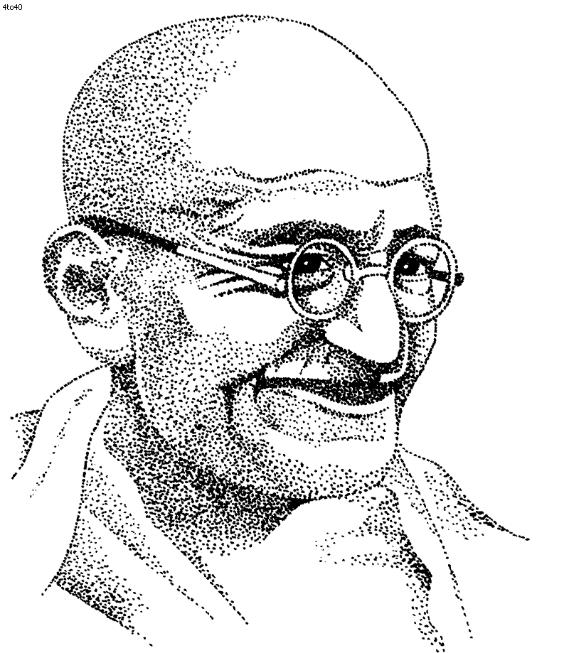 Gandhiji Coloring page