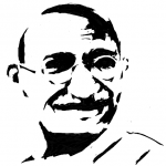 Gandhiji Smiling Face