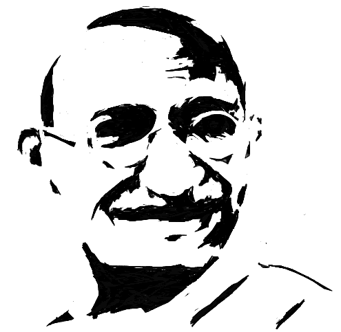Gandhiji Smiling Face