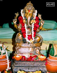 Ganesh Aarti is performed in Hindu Community on any Auspicious Occasion
