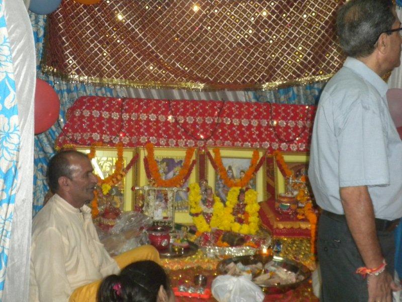 Head priest at the occasion of Janmashtami