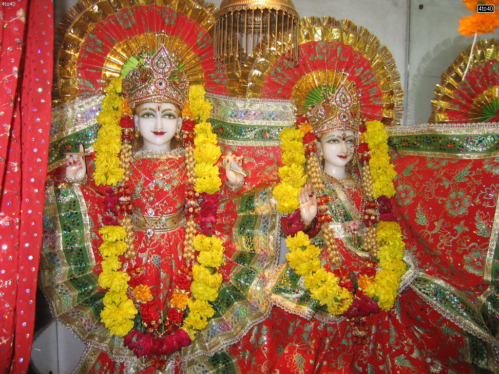 Idol of lord Krishna and Radha