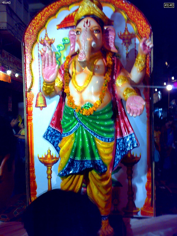 In Jagrans Ganesh Puja is a must before starting on other events