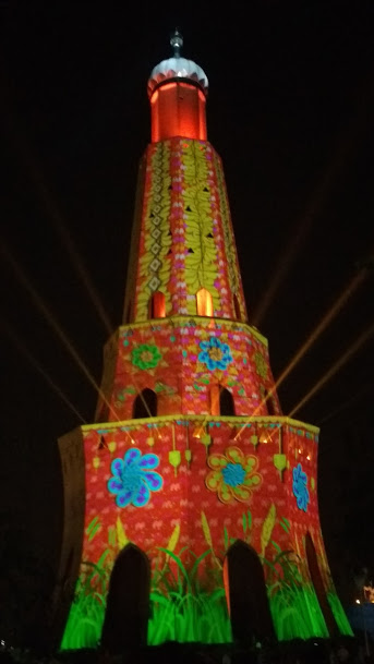 Lighting at Fateh Burj, Chapper Chidi, Mohali on 300 years of Martyrdom of Baba Banda Singh Bahadur