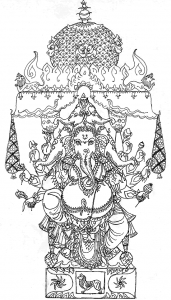 Lord Ganesha Mandap Art