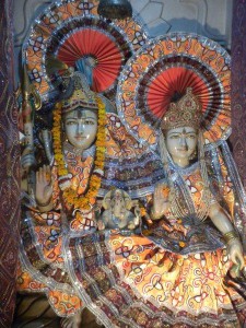 Lord Shiva, Goddess Parvati and Bal Ganesha