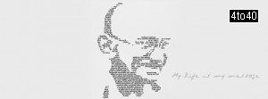 Mahatma Gandhi Facebook Cover With Message