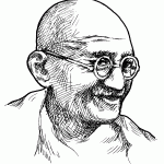 Mahatma Gandhi ji Smiling Face