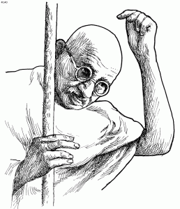 Mohandas Karamchand Gandhi Sketch