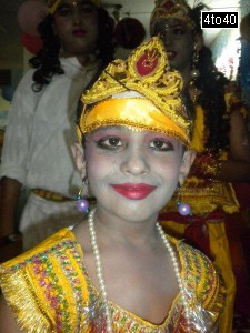 Pulkit Seth of Cosy Apartments, Rohini dressed as Lord Krishna on the occasion of Janmashtami