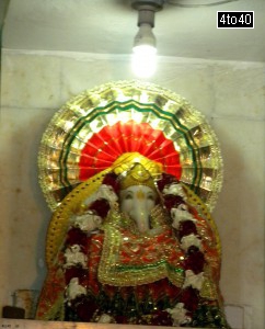 Statue of Lord Ganesha at Vidya Vihar Temple, Sector 9, Rohini, New Delhi