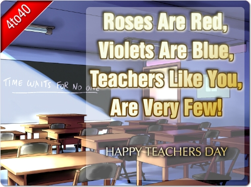 Teachers Like You - Are Very Few