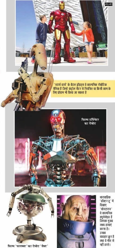 Exhibition of Hollywood Robots