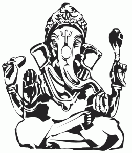 Shri Ganesh Coloring Page