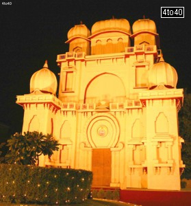 Belur Math look alike Durga Puja pandal in Gurgaon