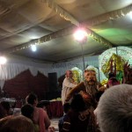 Devotional singers at Mata ki Chauki sing Mata Ki Bhetein