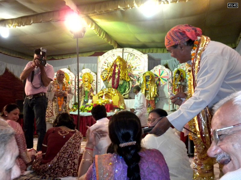 During Navratri, Mata Ki Chawki is organised by the devotees