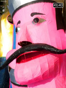 Effigies of Ravana on Sale at Subhash Nagar Chowk Near Khyala New Delhi