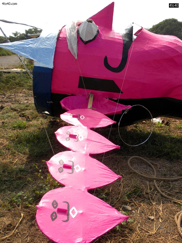 Effigy of Ravana being assembled at Swarn Jayanti Park, Rohini, New Delhi