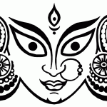 Facial Expressions of Goddess Durga