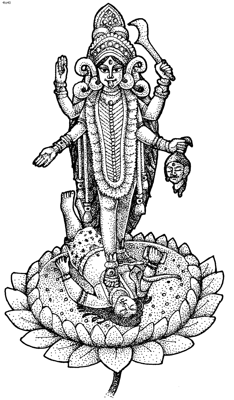 Goddess Kali Sketch