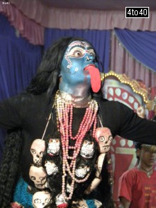 Goddess Kali is considered most destructive and horrifying Hindu Goddess