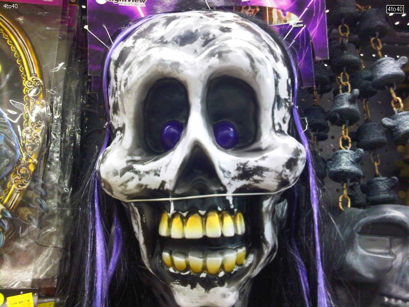 Halloween Masks for sale in a US Departmental Store