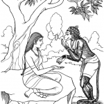 Hanuman discovers Sita in Lanka