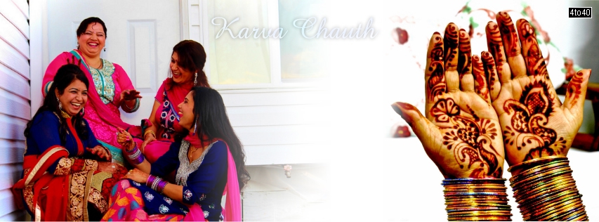 Happy Karva Chauth - Facebook Cover