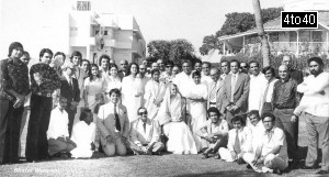 Indira Gandhi with leading Film Industry Personalities