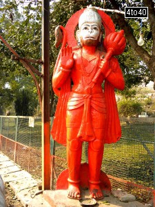 Lord Hanuman Statue at Govardhan, Mathura