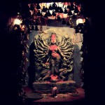 Maa Durga idol in a Hindu Temple