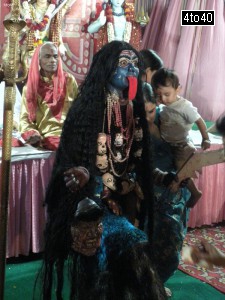 Maha Kali Dance item at Mata Ki Chowki Cosy Apartments, Sector 9, Rohini, New Delhi