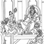 Ravana Holds a Council of War against Lord Rama