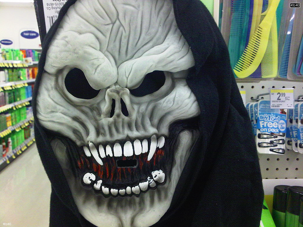 Skull mask on sale a departmental store in New Jersey