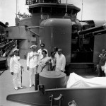 Smt Indira Gandhi with Indian Navy Chief
