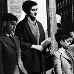 Smt Indira Gandhi with Rajiv and Sanjay Gandhi in London