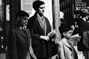 Smt Indira Gandhi with Rajiv and Sanjay Gandhi in London