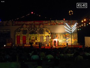 Stage set for Sector 11 Rohini Ramlila