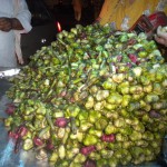 Water chestnut on sale during Navratri festival