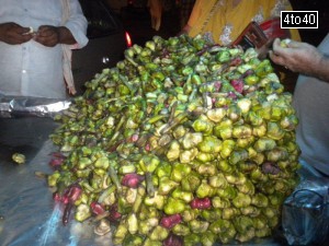 Water chestnut on sale during Navratri festival
