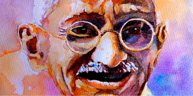 Mahatma Gandhi remains a dominant historical figure in 21st century