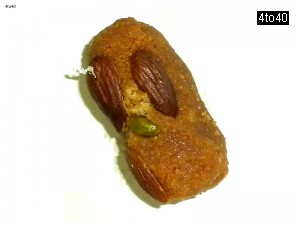 Atta Pinni with almonds