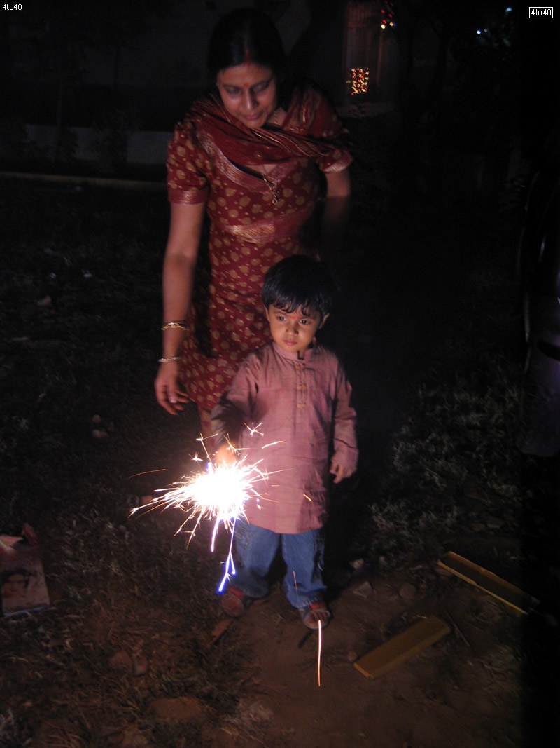 Diwali festival of bursting crackers
