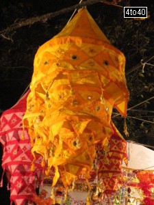 Fancy cloth lamp shades